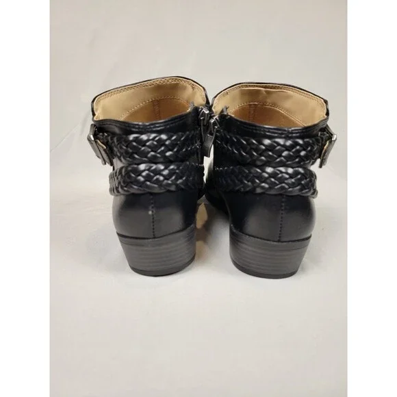 LifeStride Womens Adriana Ankle Bootie Size 9.5M Black Dress Shoes Comfortable - Picture 3 of 10